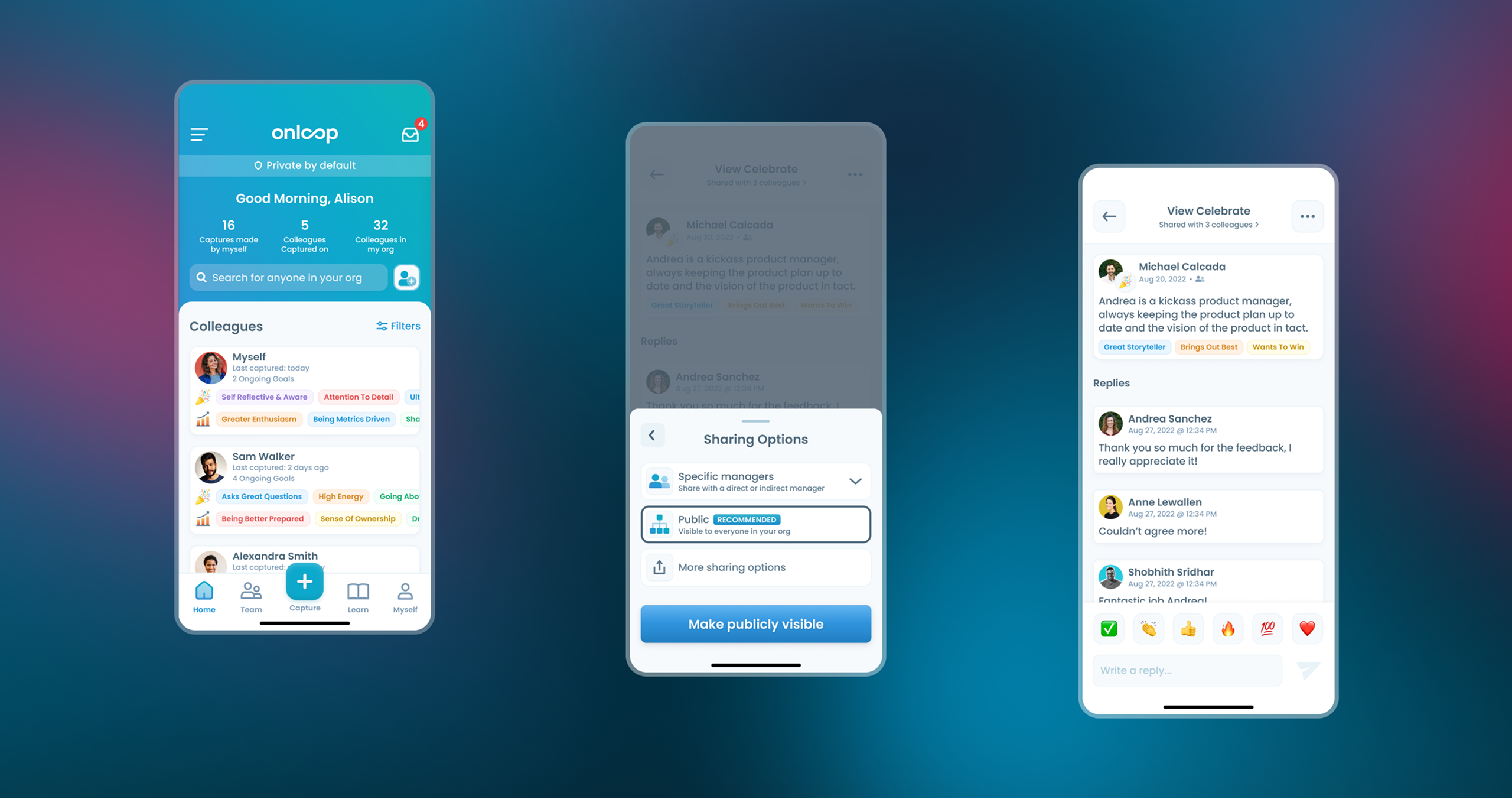 Drove transparent feedback across teams — cover